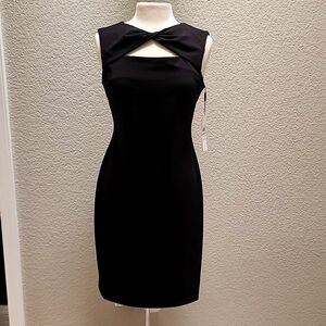 Calvin Klein Sleeveless Short Black Dress Size 8